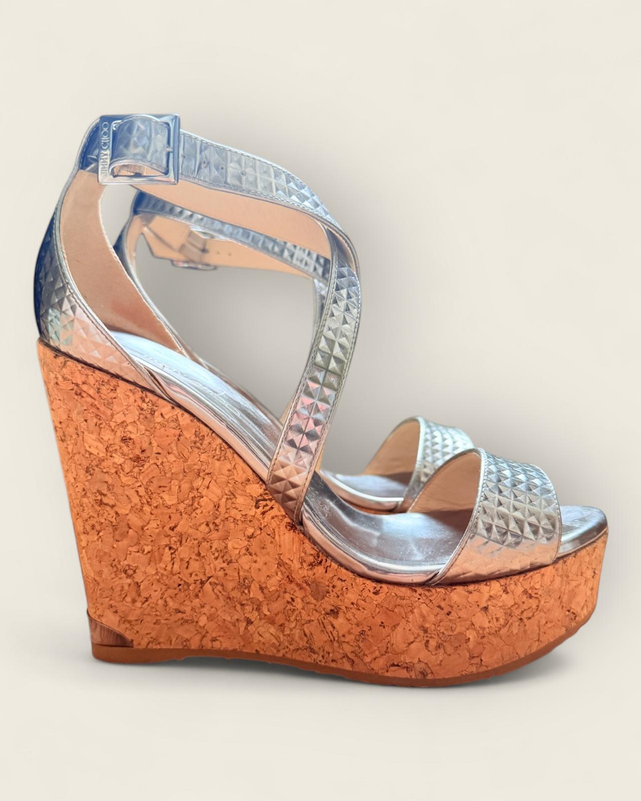 JIMMY CHOO - SANDALES COMPENSEES P.38