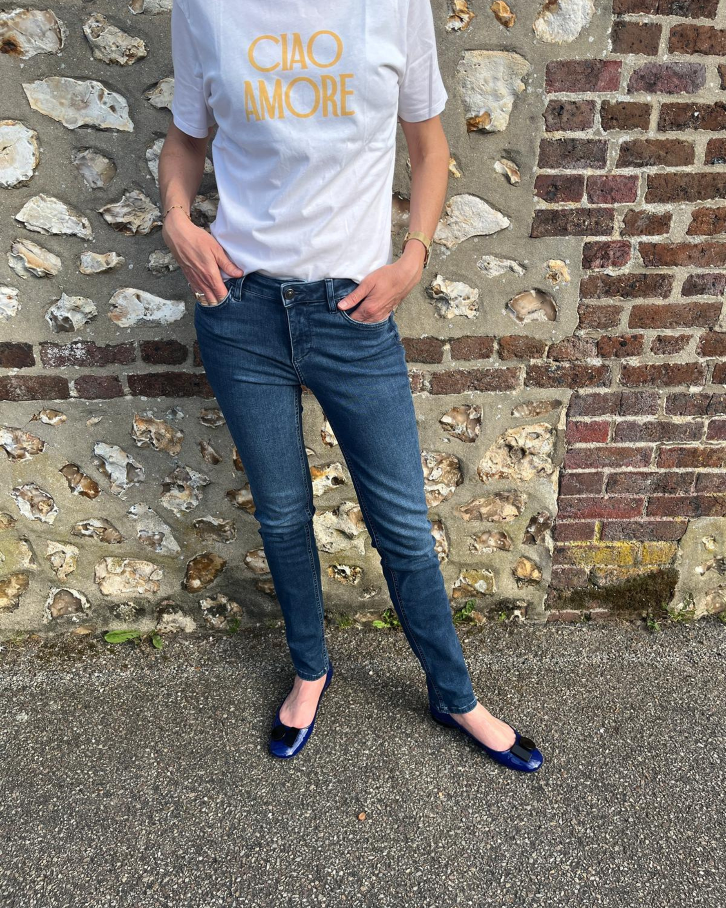SEZANE - T-SHIRT CIAO AMORE T.M