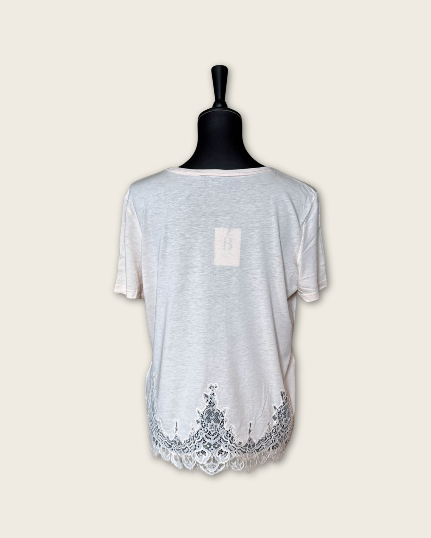 THE KOOPLES - T-SHIRT BEIGE ROSE T.3