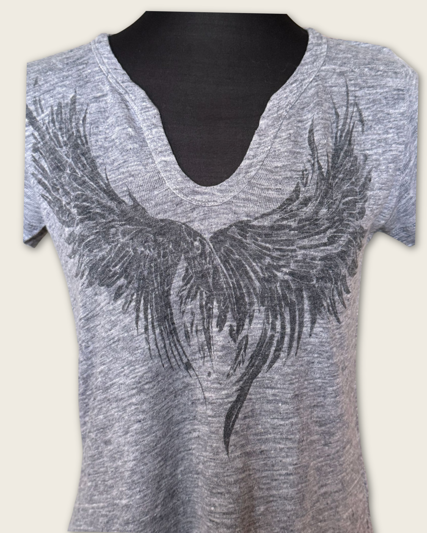 ZADIG & VOLTAIRE - T-SHIRT 100% LIN T.S