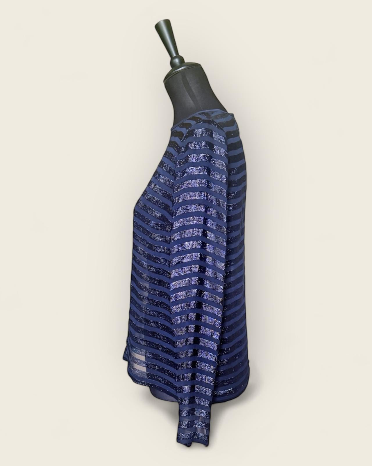 MAX MARA - TOP NOIR IRISE T.M