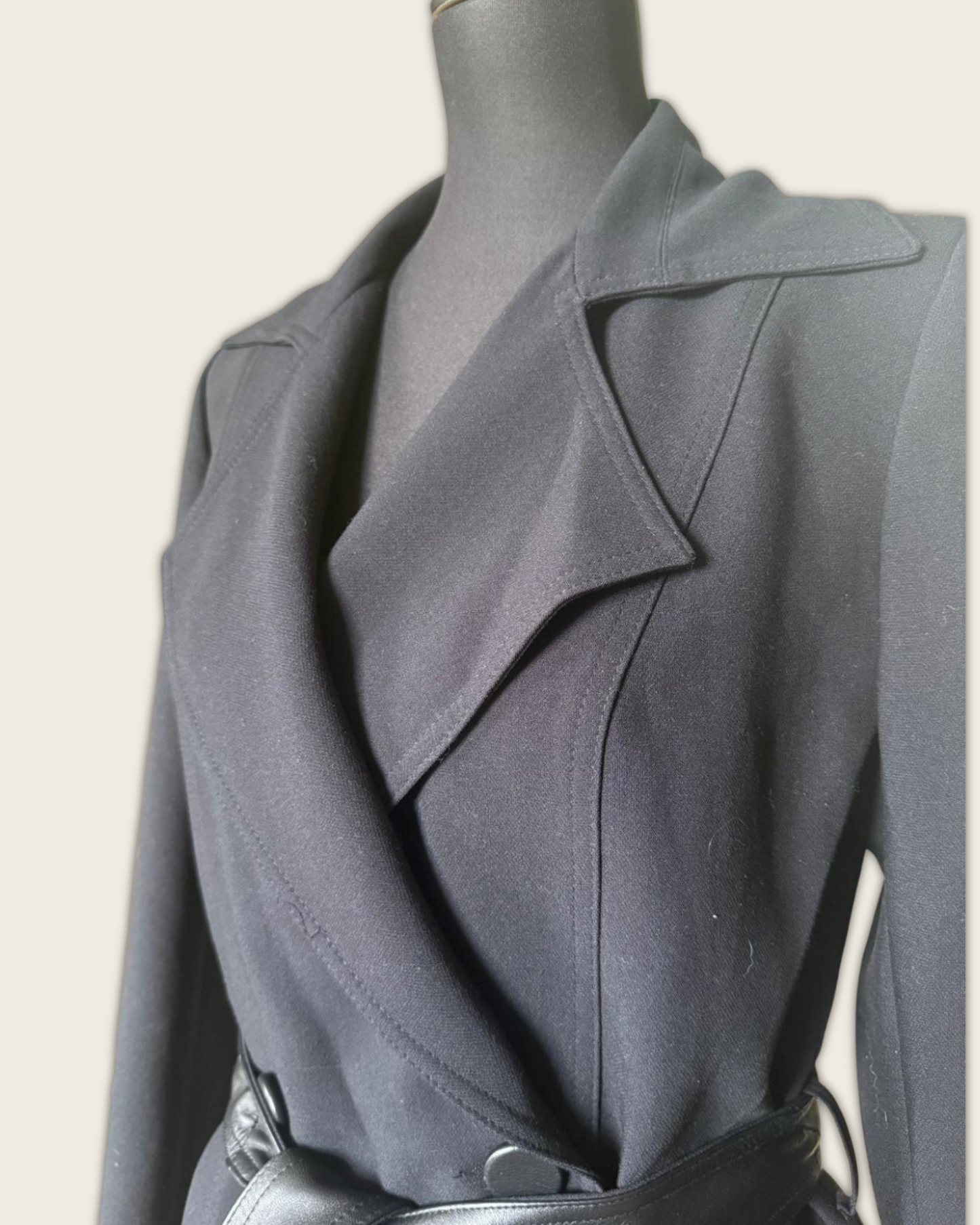 ZAPA - TRENCH NOIR T.42