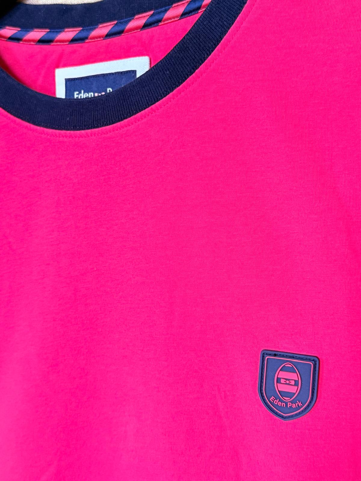 EDEN PARK - T-SHIRT HOMME ROSE T.XL