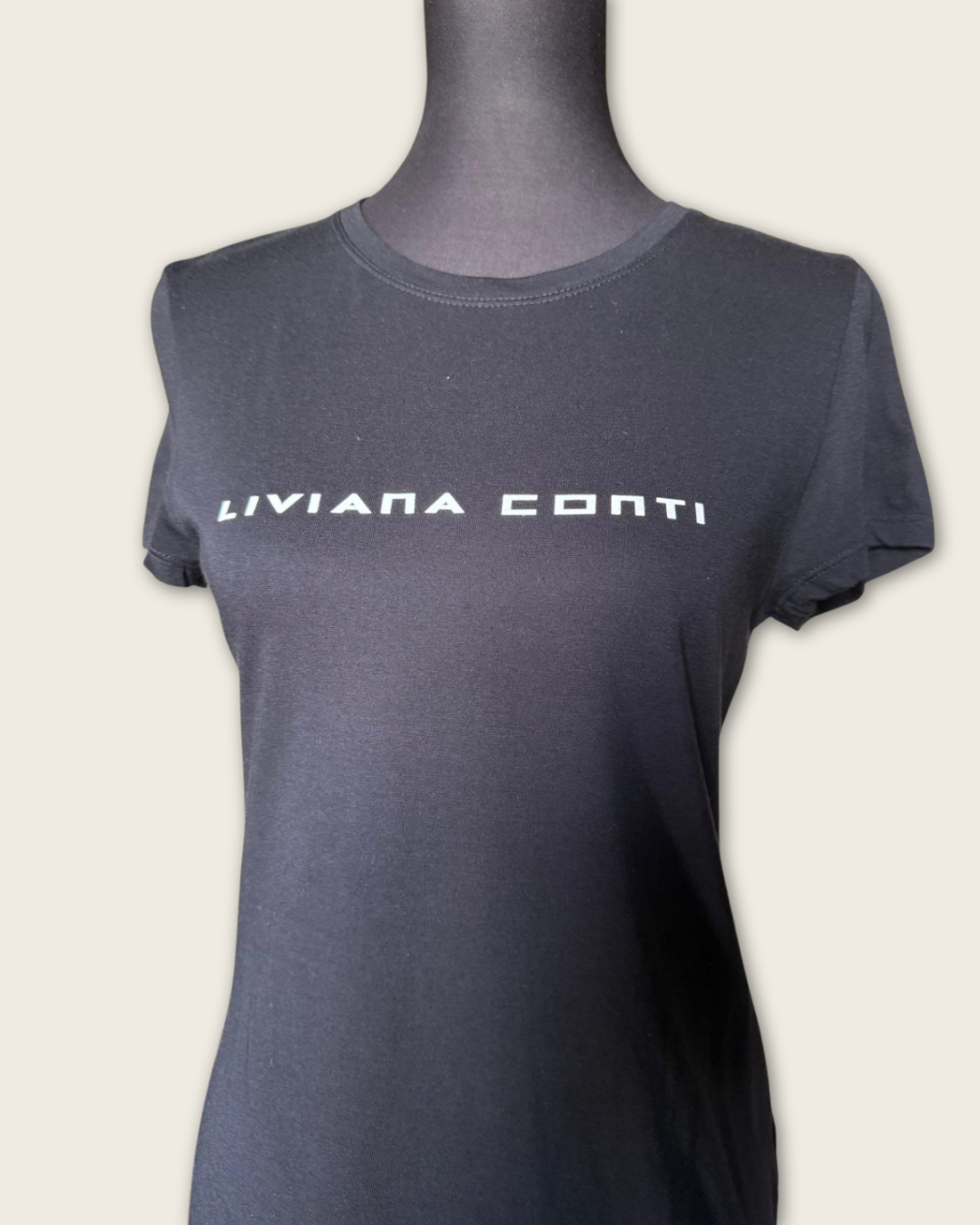 LIVIANA CONTI - T-SHIRT NOIR T.M