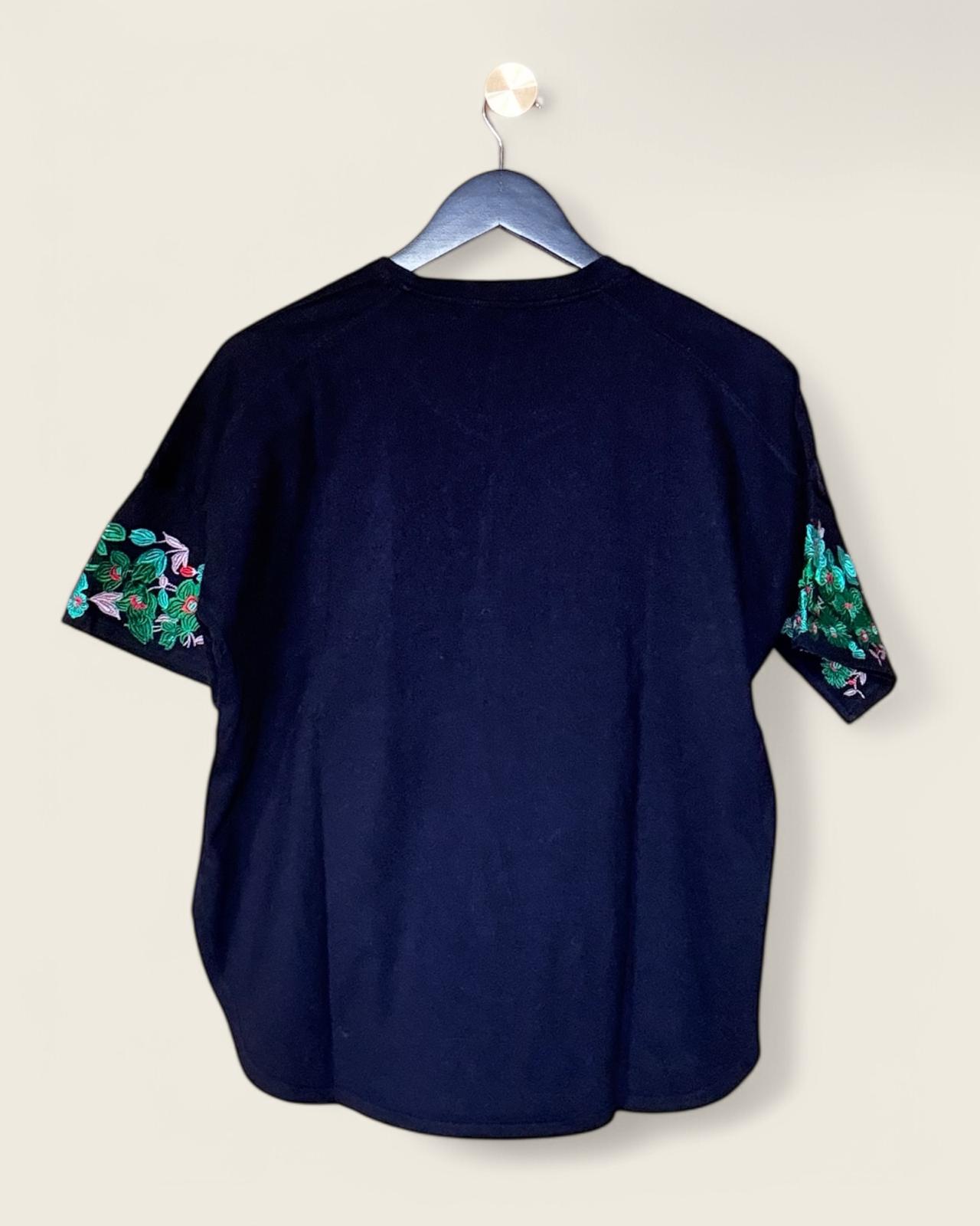 MAJE - T-SHIRT NOIR T.1