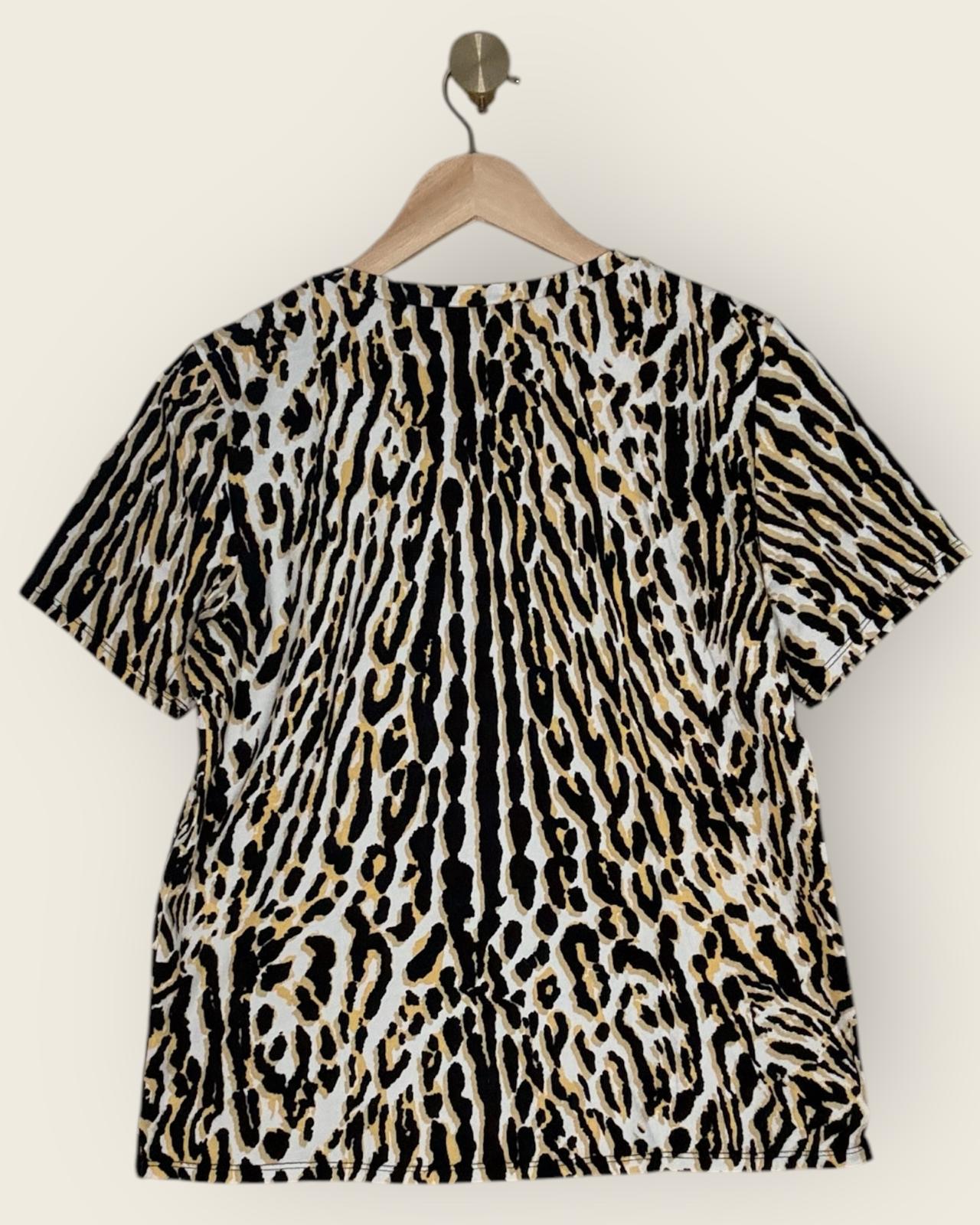 MAJE - T-SHIRT GONNIE MOTIFS LEOPARDS T.1