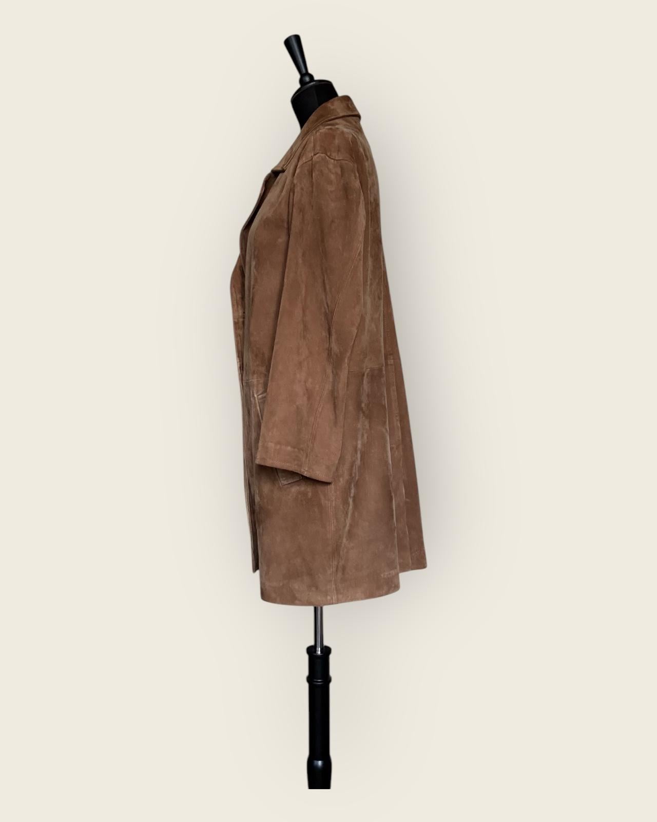 GERARD DAREL - VESTE DAIM T.40