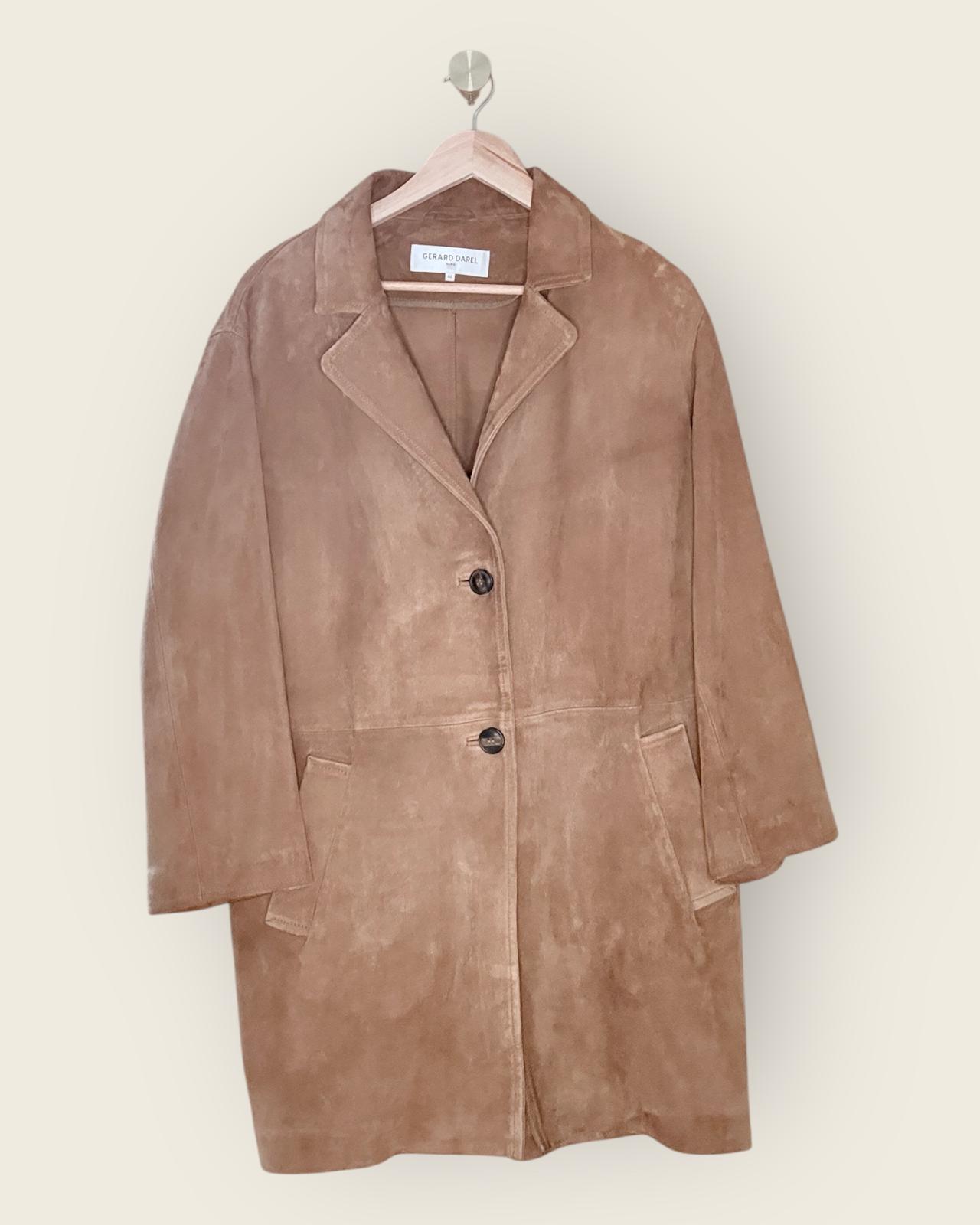 GERARD DAREL - VESTE DAIM T.40