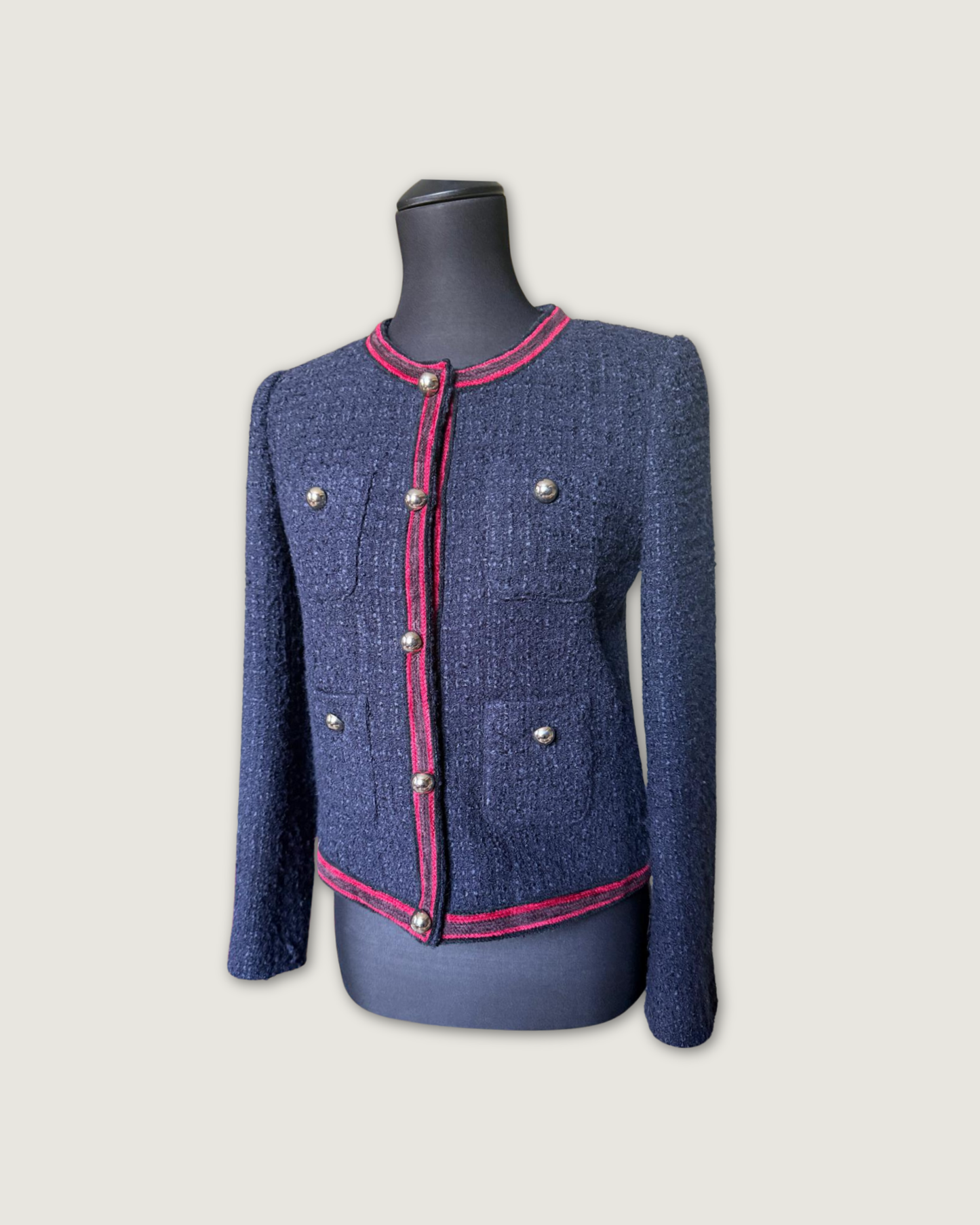 CLAUDIE PIERLOT - VESTE TWEED T.36
