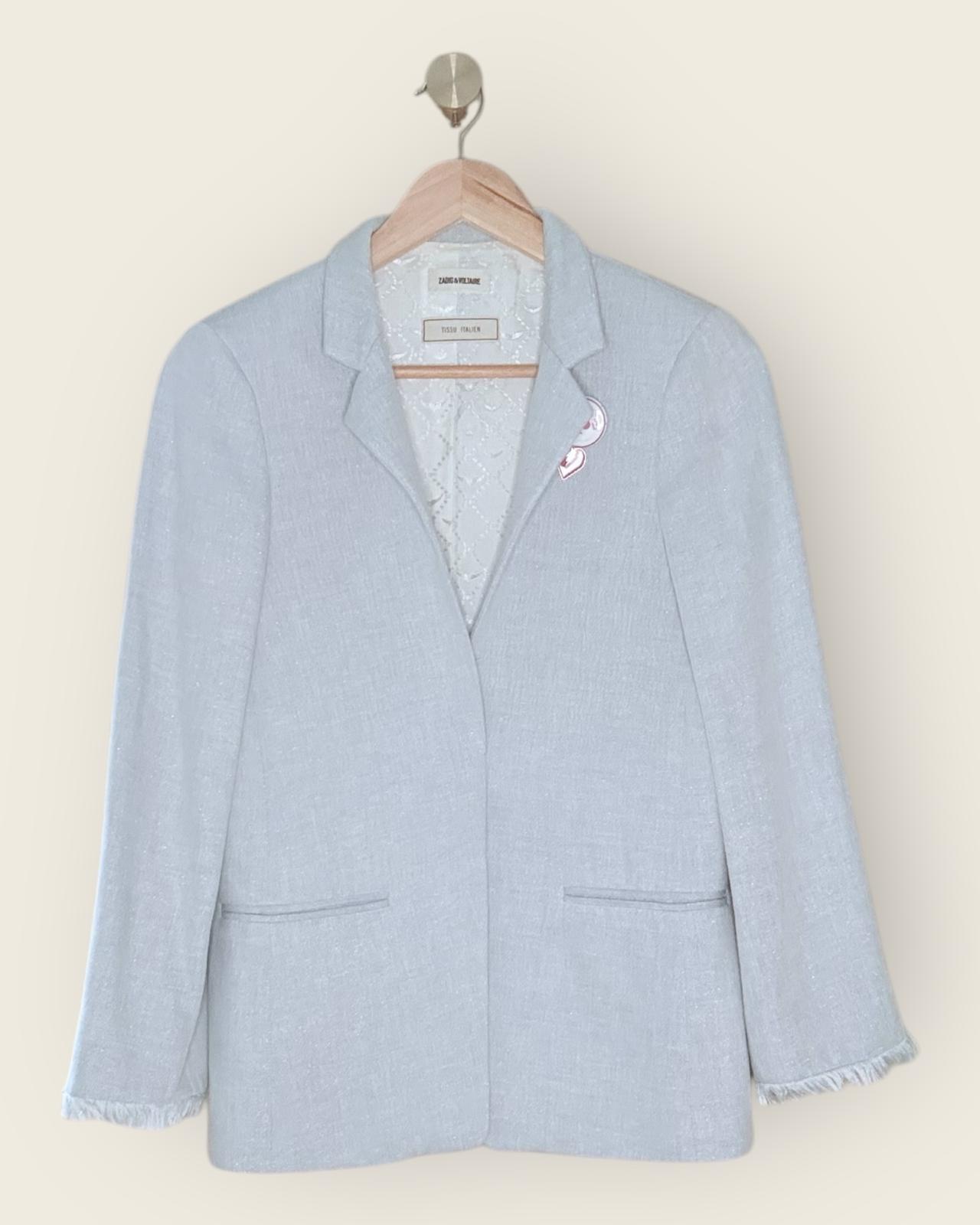 ZADIG & VOLTAIRE - VESTE VOLLY FRANGE T.34