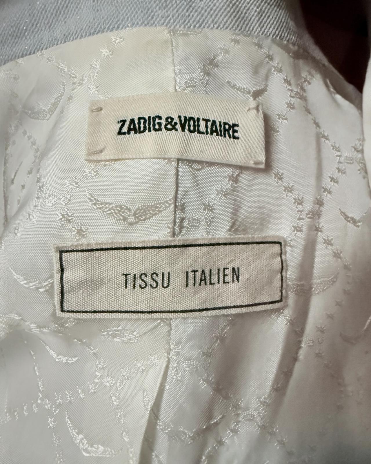 ZADIG & VOLTAIRE - VESTE VOLLY FRANGE T.34