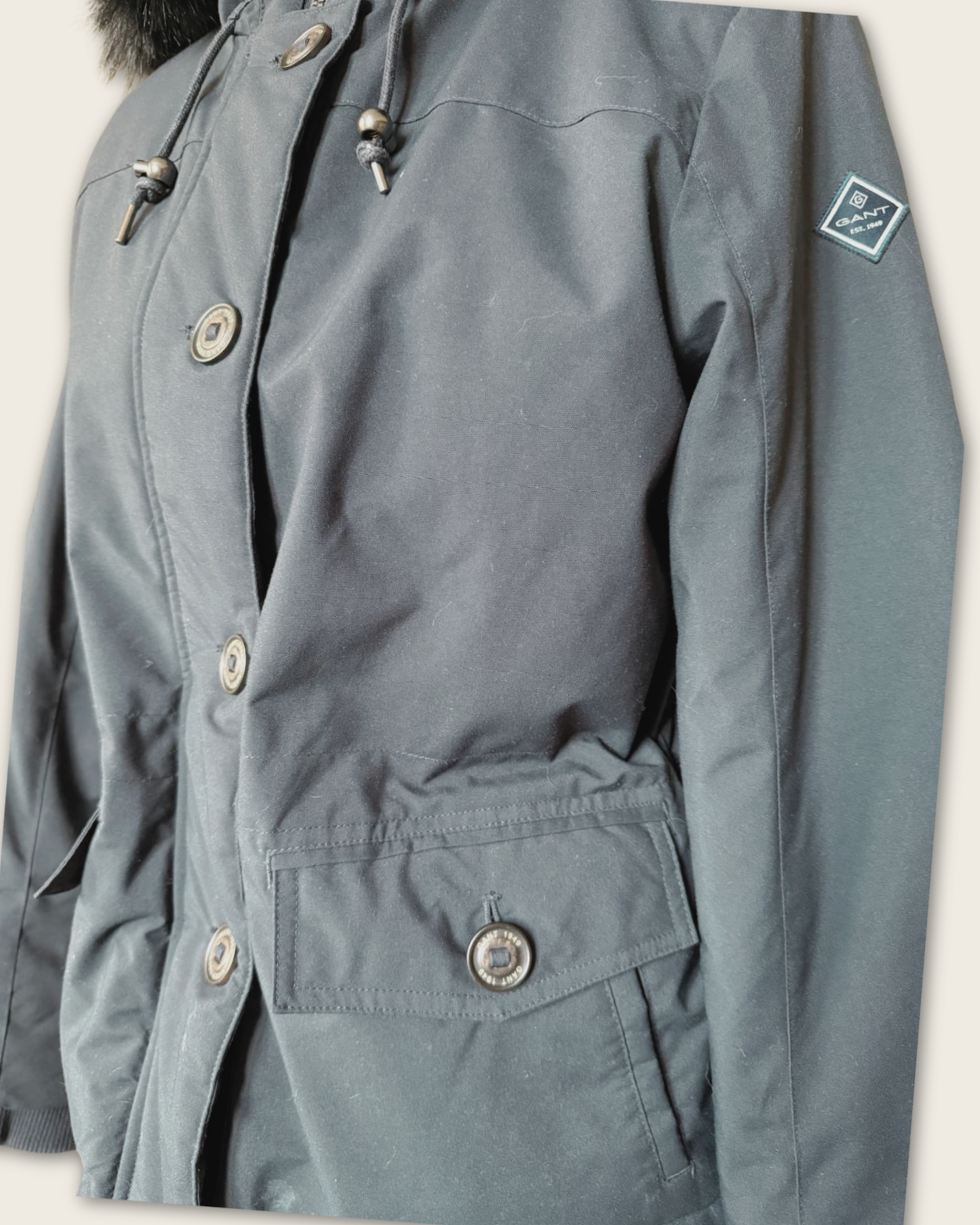 GANT - MANTEAU BLEU MARINE T.M