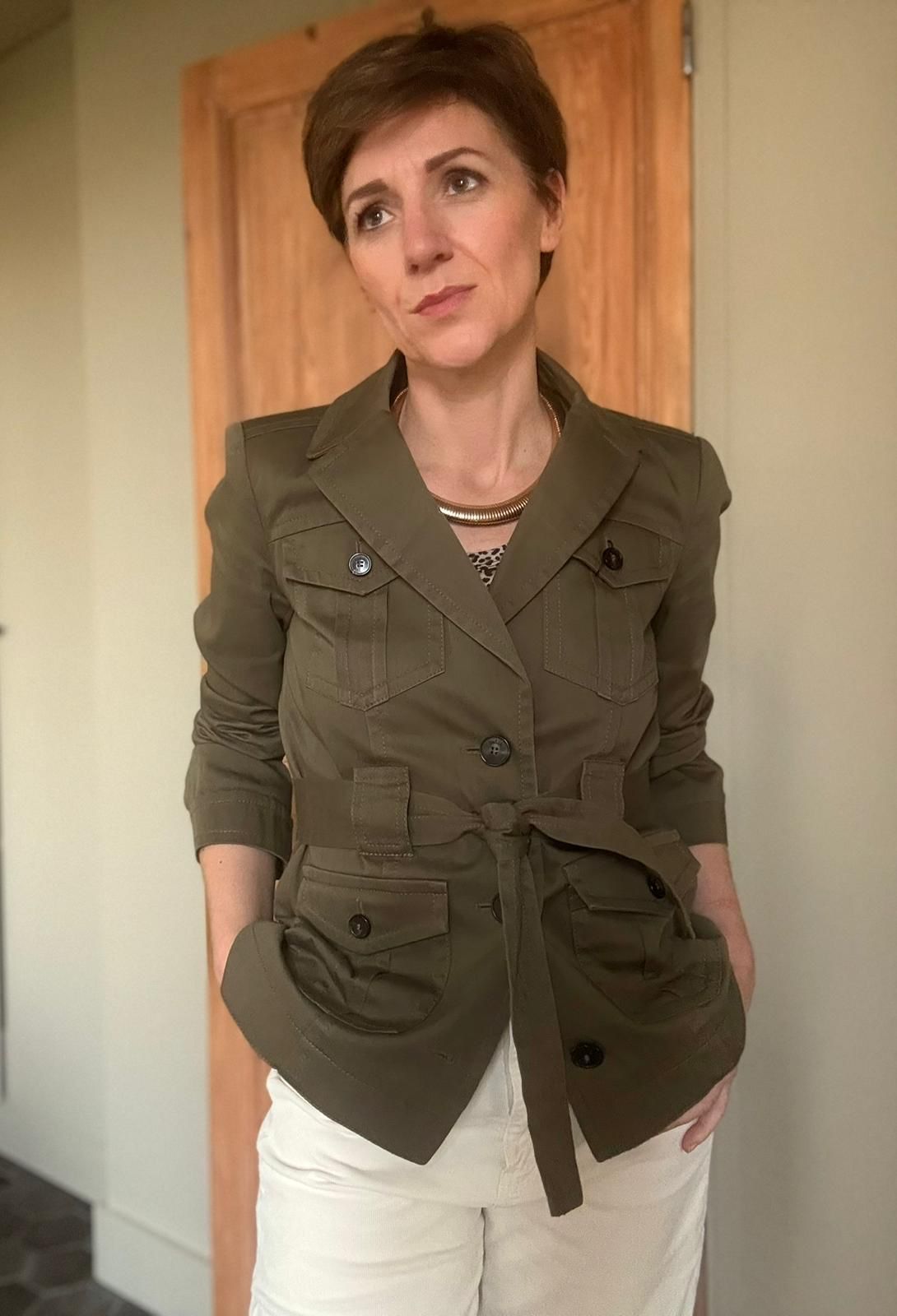BA&SH - VESTE SAHARIENNE KAKI T.1