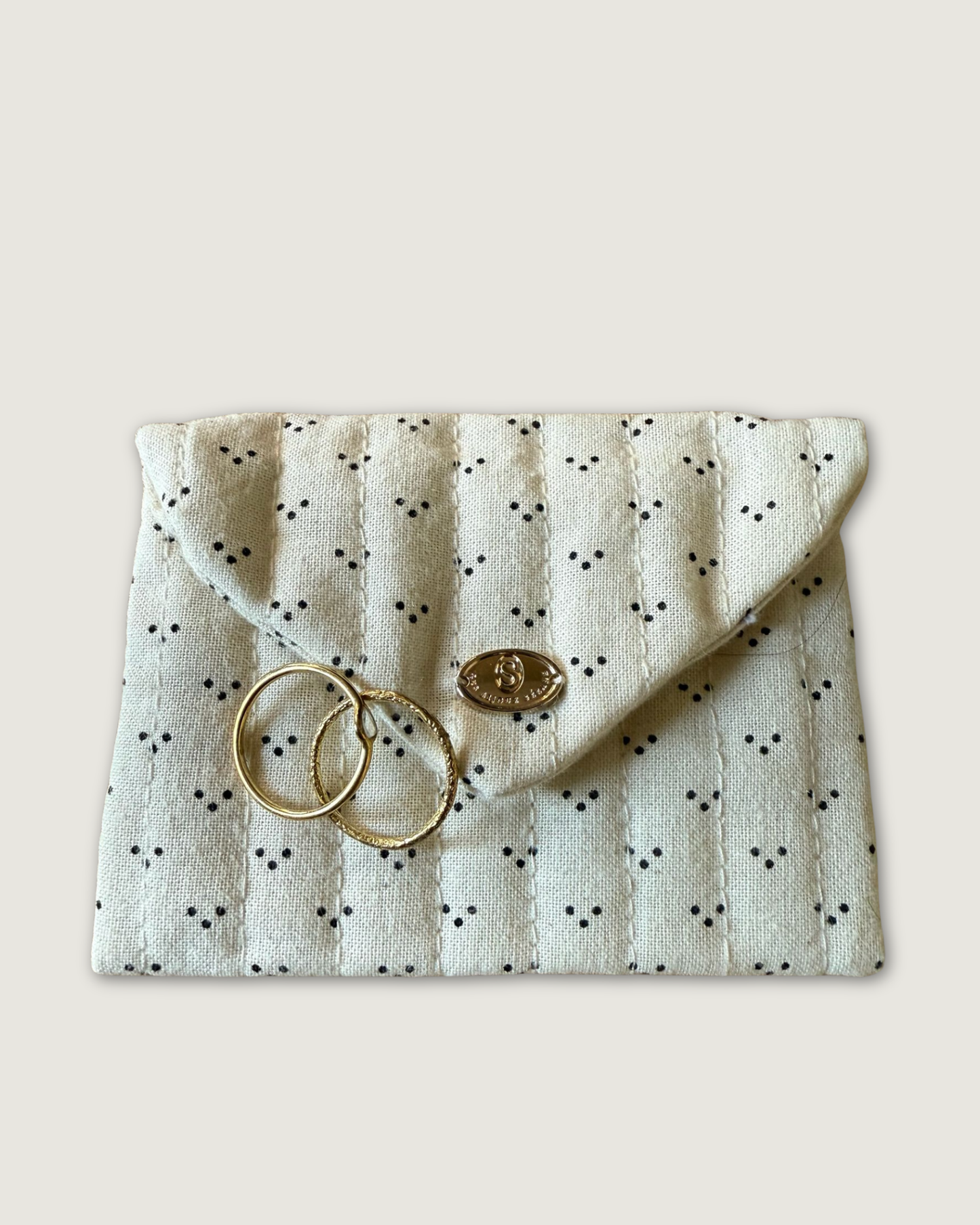 SEZANE - SET DE BAGUES BRUNE T.M