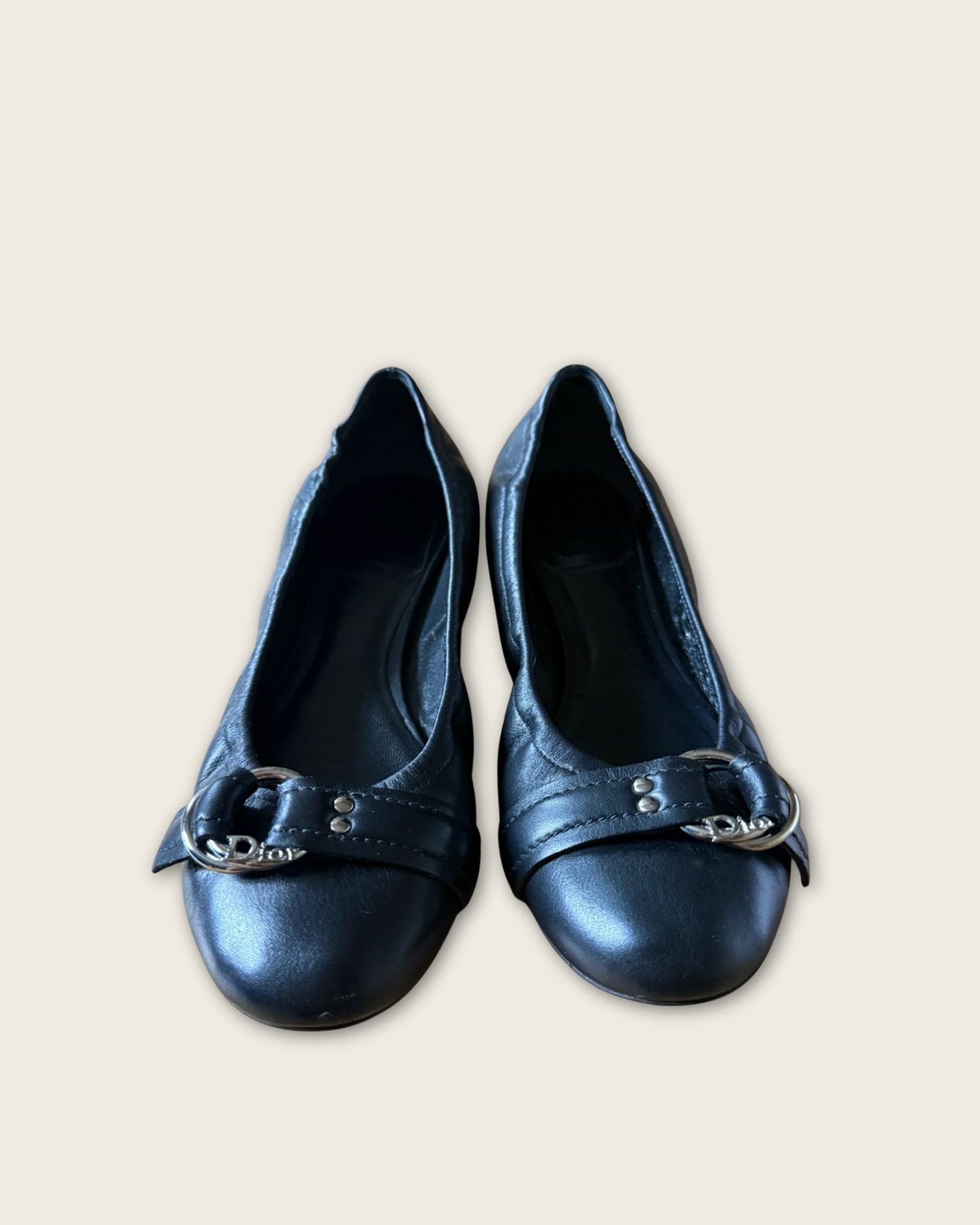 DIOR - BALLERINES CUIR URBAN P.36,5