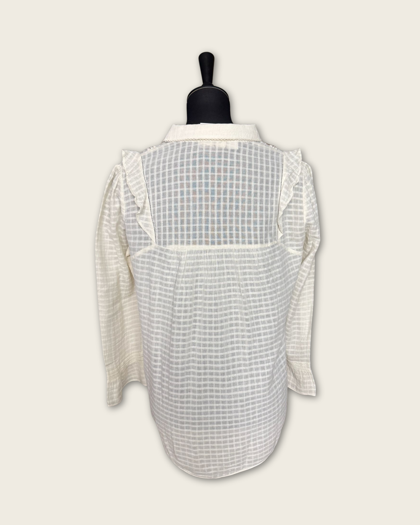 BA&SH - BLOUSE ECRU T.1