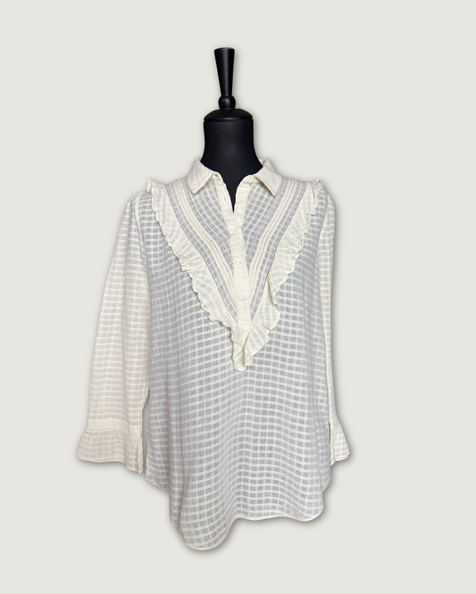 BA&SH - BLOUSE ECRU T.1