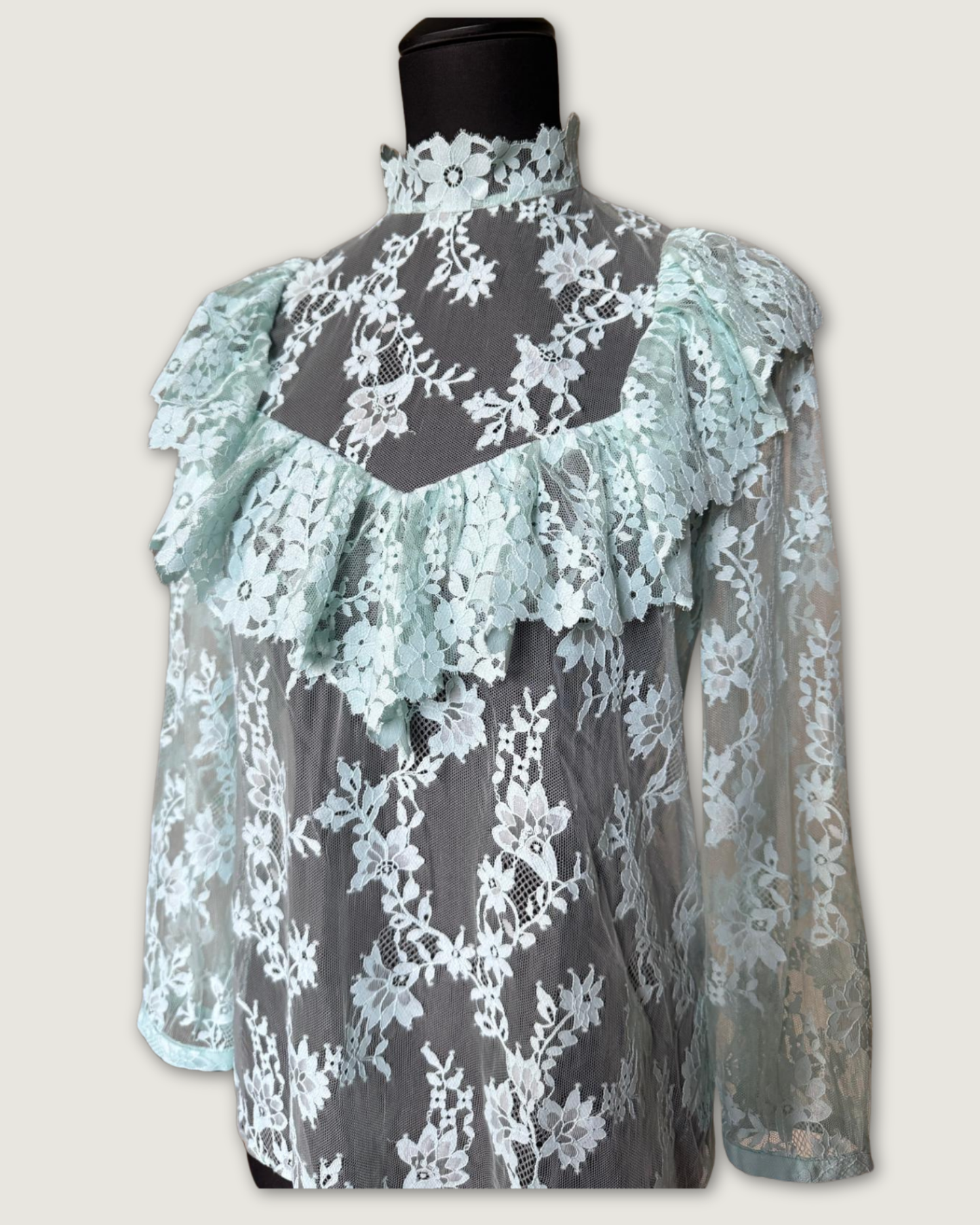 CLAUDIE PIERLOT - BLOUSE DENTELLE T.36