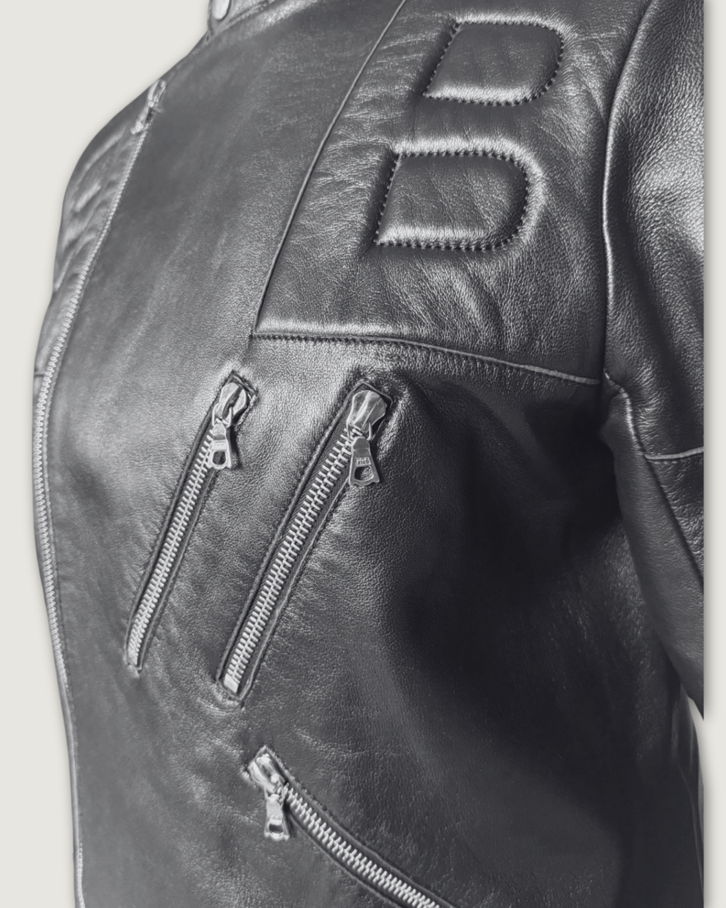 SANDRO - VESTE CUIR T.3