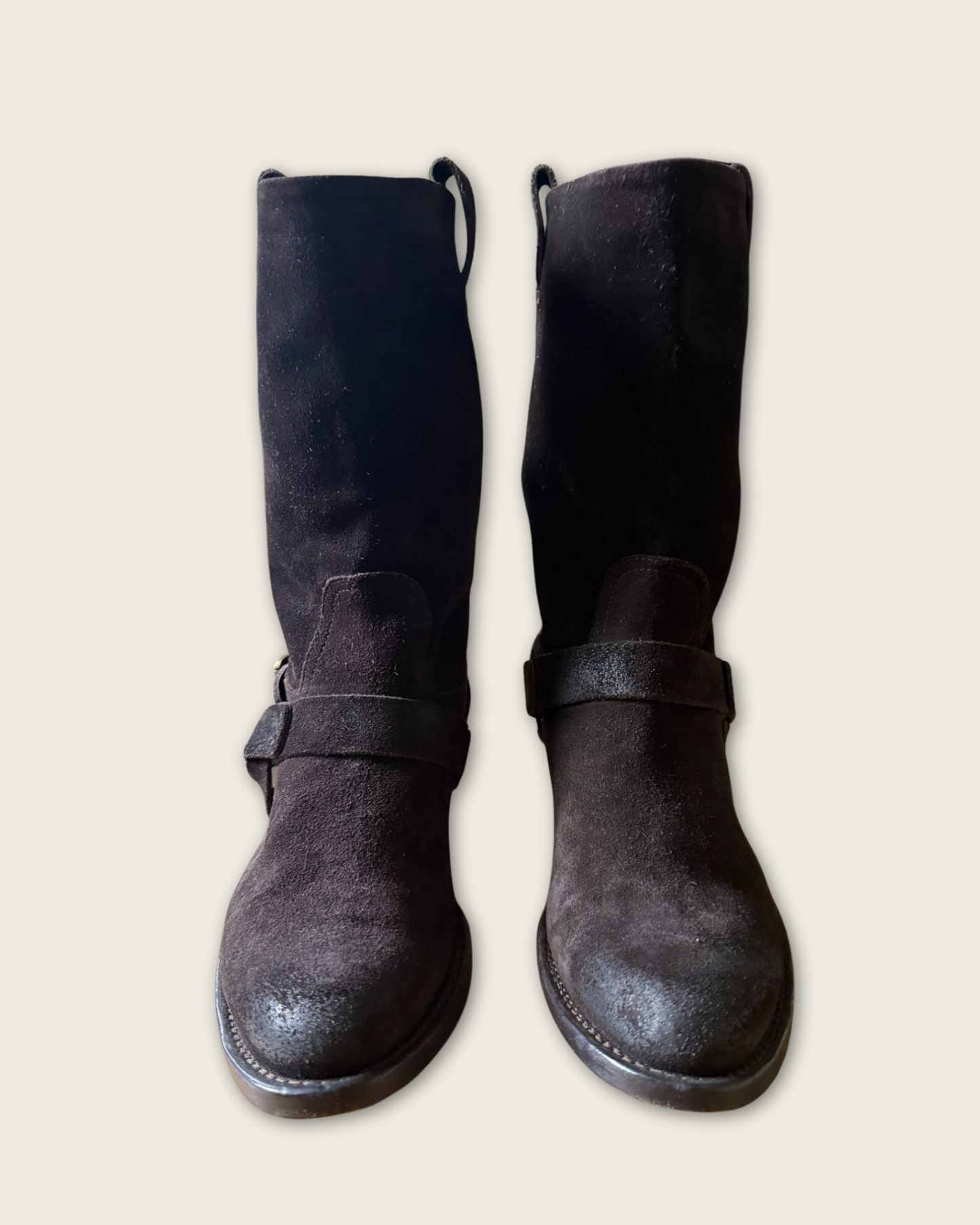 RALPH LAUREN - BOTTES CAVALIERES MARRON P.37