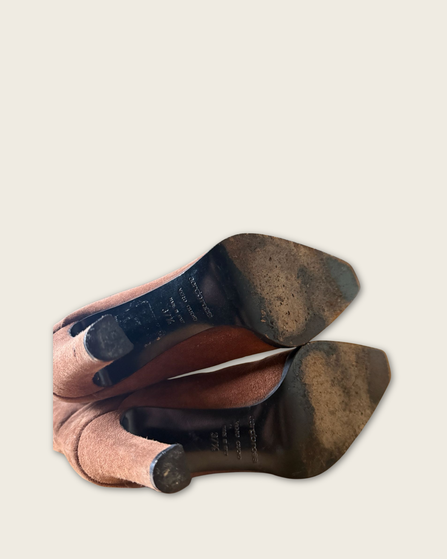 SERGIO ROSSI - BOTTES MARRON P.37.5