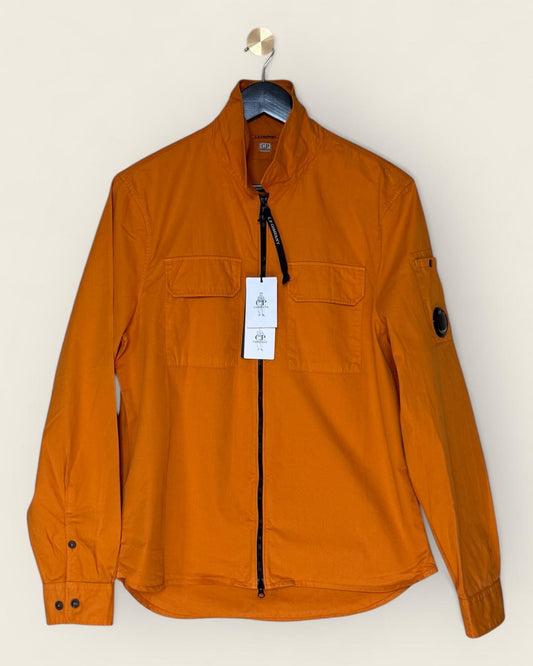 C.P. COMPANY - CHEMISE ZIPEE ORANGE HOMME T.M