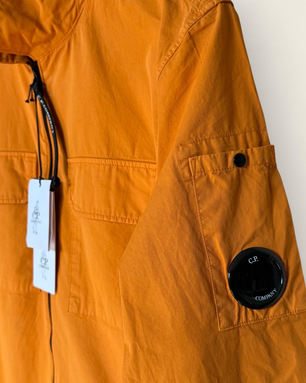 C.P. COMPANY - CHEMISE ZIPEE ORANGE HOMME T.M