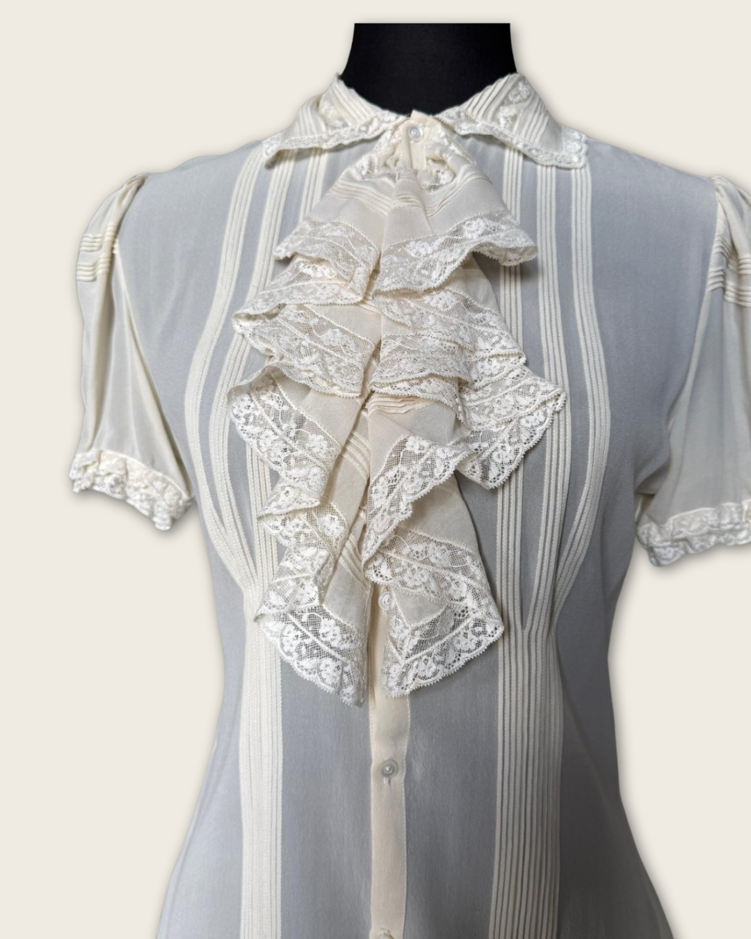 RALPH LAUREN - CHEMISIER SOIE T.34