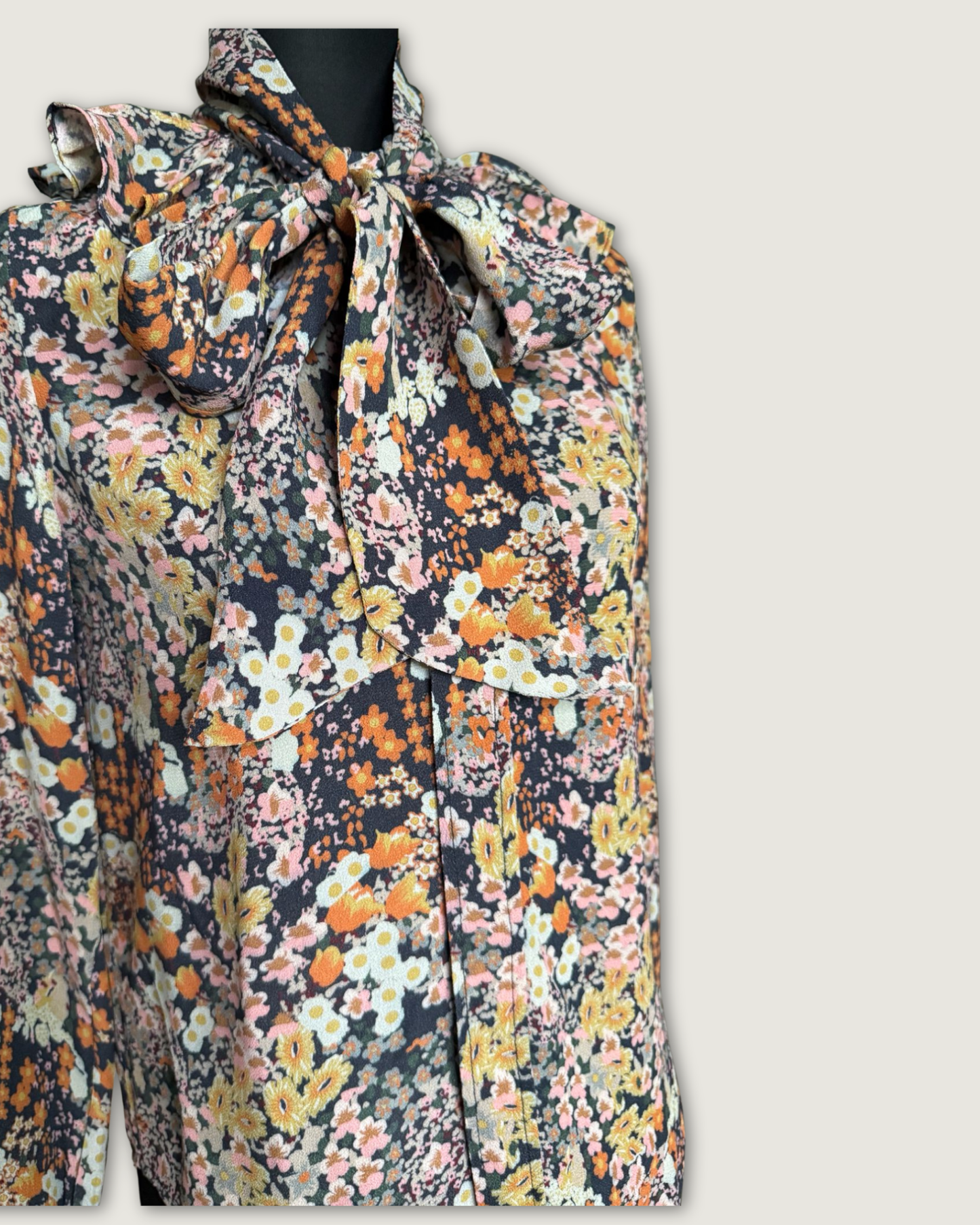 LAURENCE BRAS - CHEMISIER IMPRIME FLORAL T.0