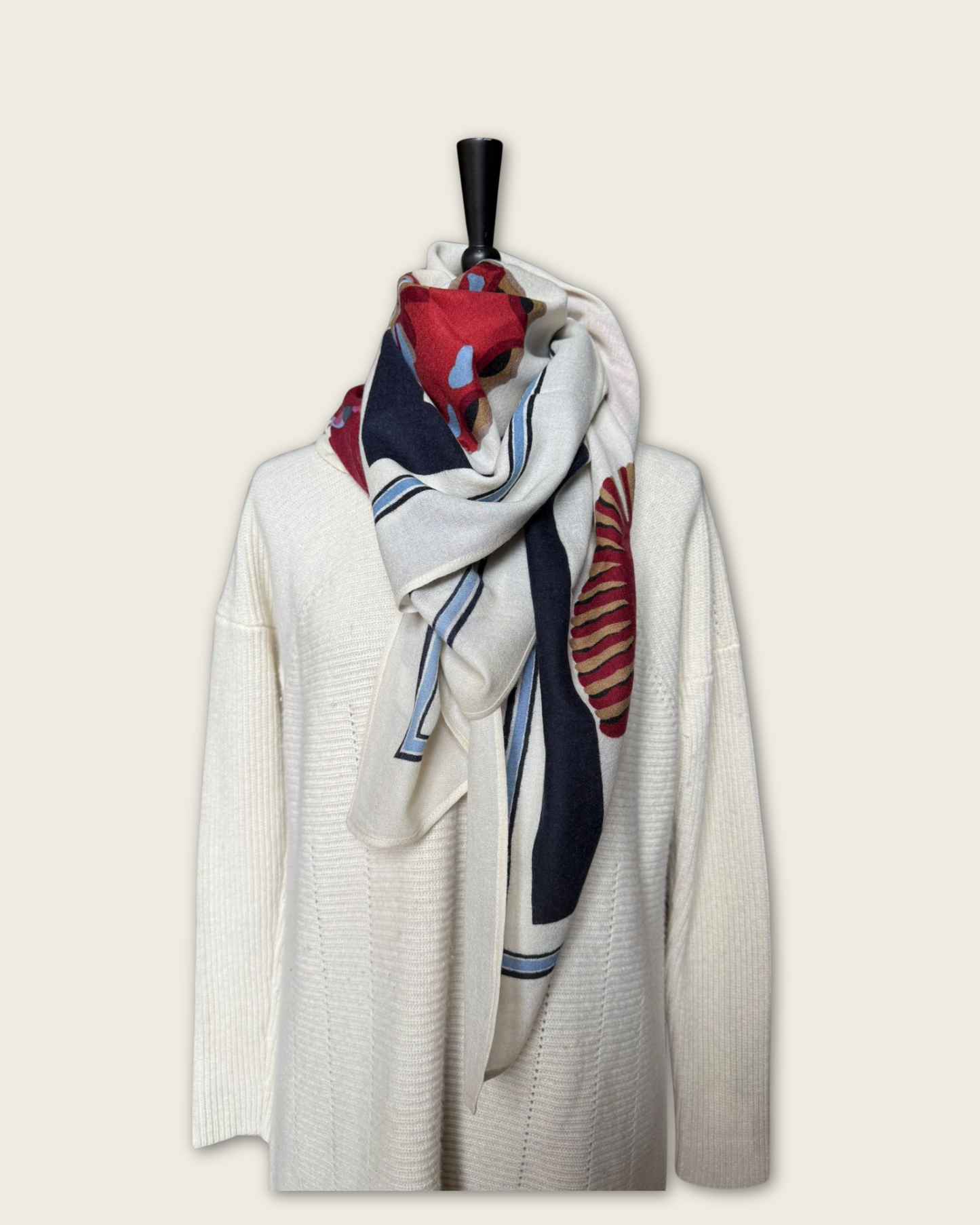 ERIC BOMPARD - CARRE 100%CACHEMIRE