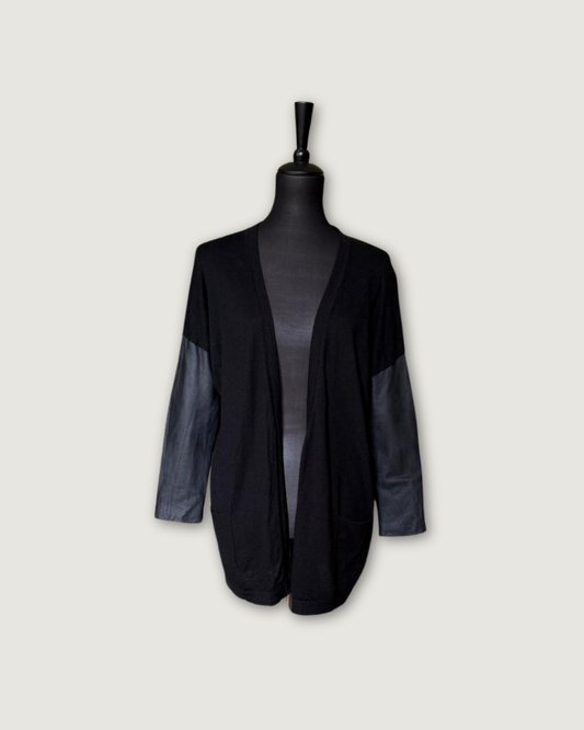 ZAPA - GILET LONG LAINE CACHEMIRE T.2