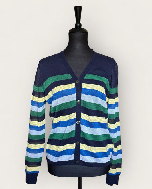 TOMMY HILFIGER - GILET LEGER A RAYURES T.XL