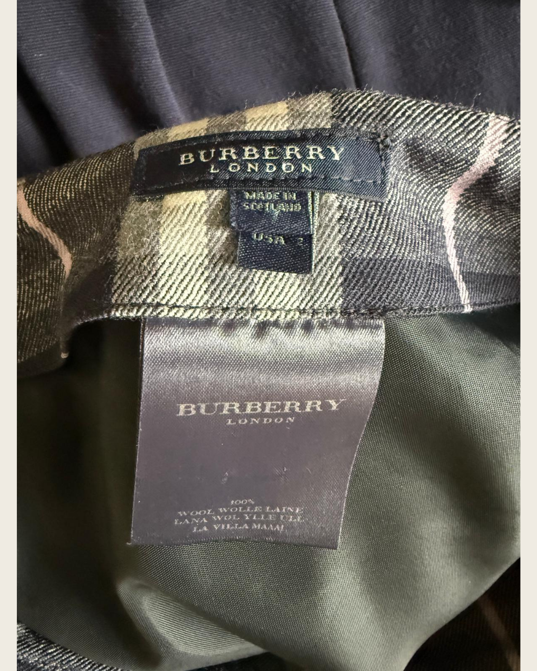 BURBERRY - MINI KILT LAINE TARTAN T.34