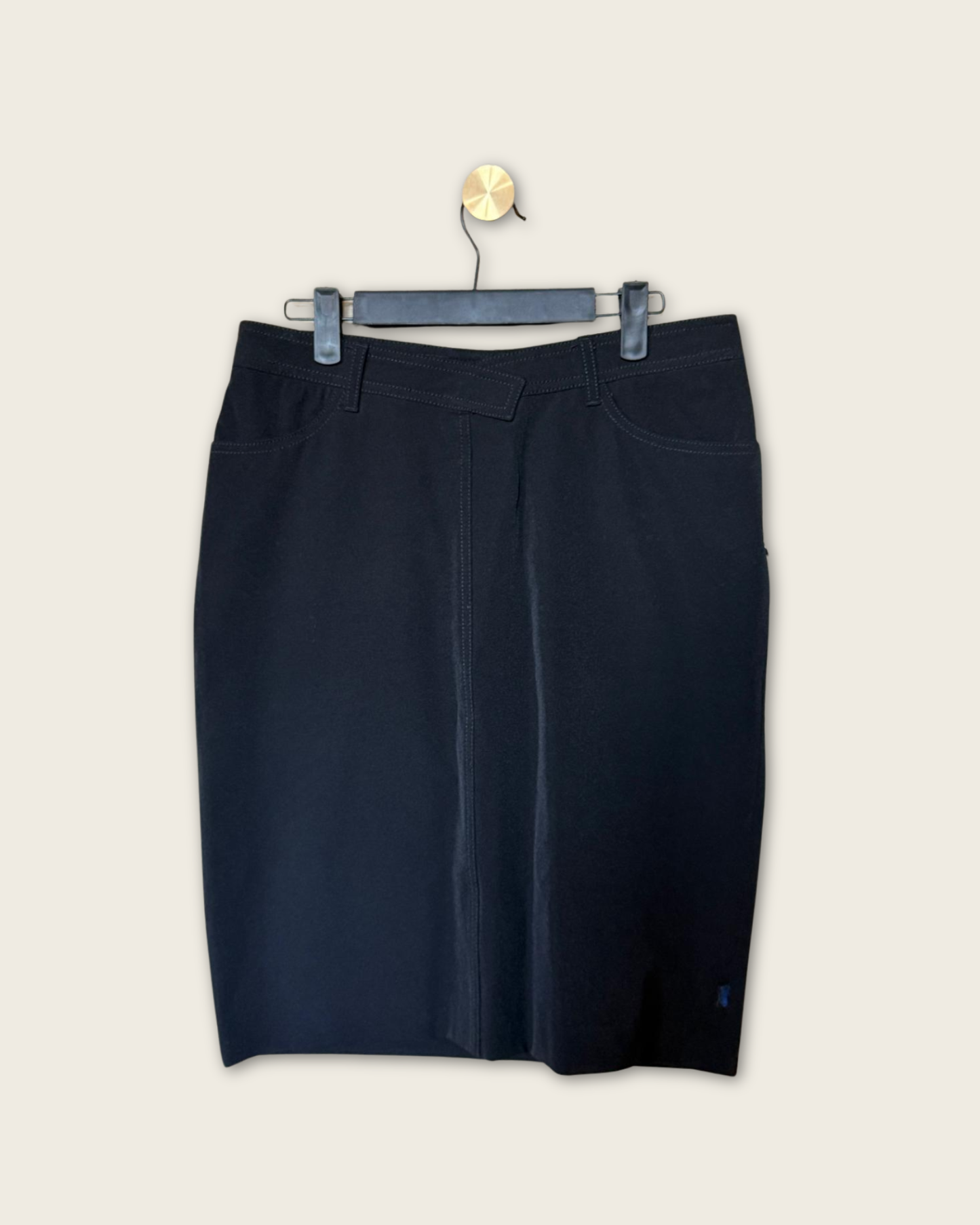 CHRISTIAN LACROIX - JUPE NOIRE VINTAGE T.42