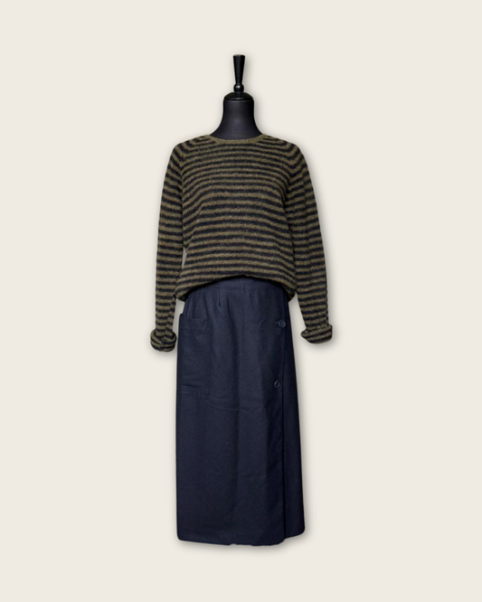 MOMONI - JUPE LONGUE LAINE VIERGE T.40