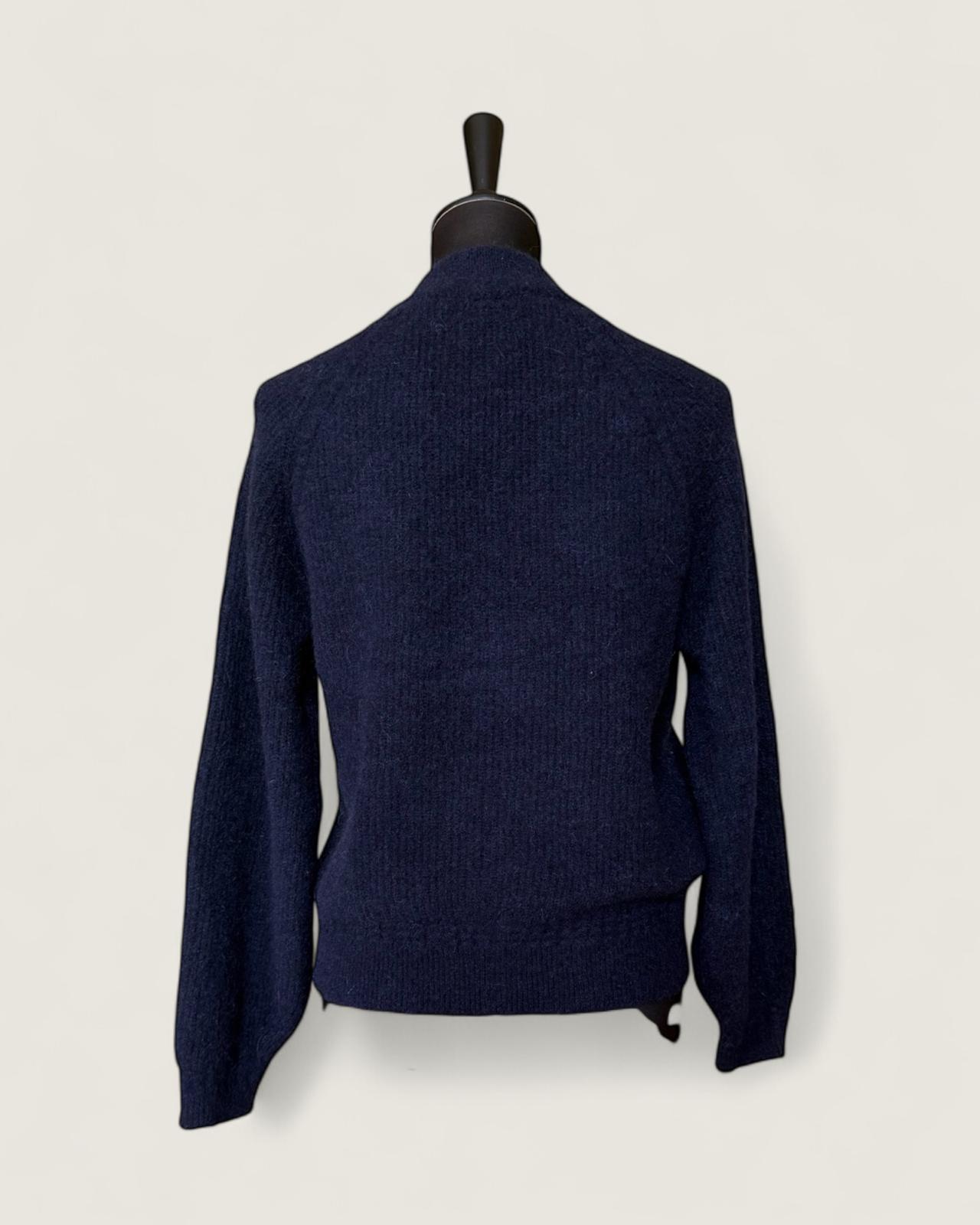 SEZANE - MAILLE BLEU MARINE T.M