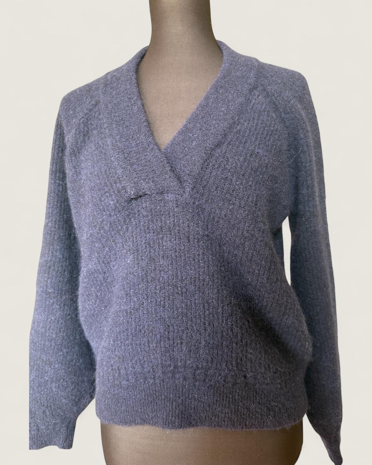 SEZANE - MAILLE BLEU MARINE T.M