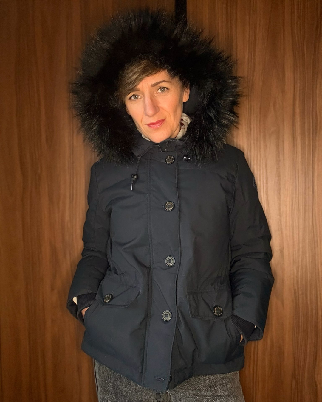 GANT - MANTEAU BLEU MARINE T.M