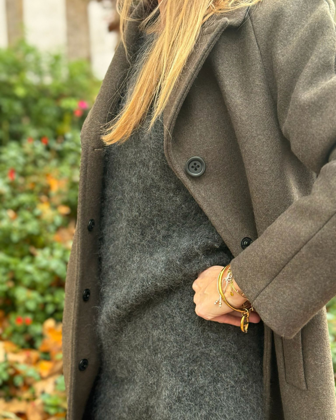 TARA JARMON - MANTEAU EN LAINE T.34