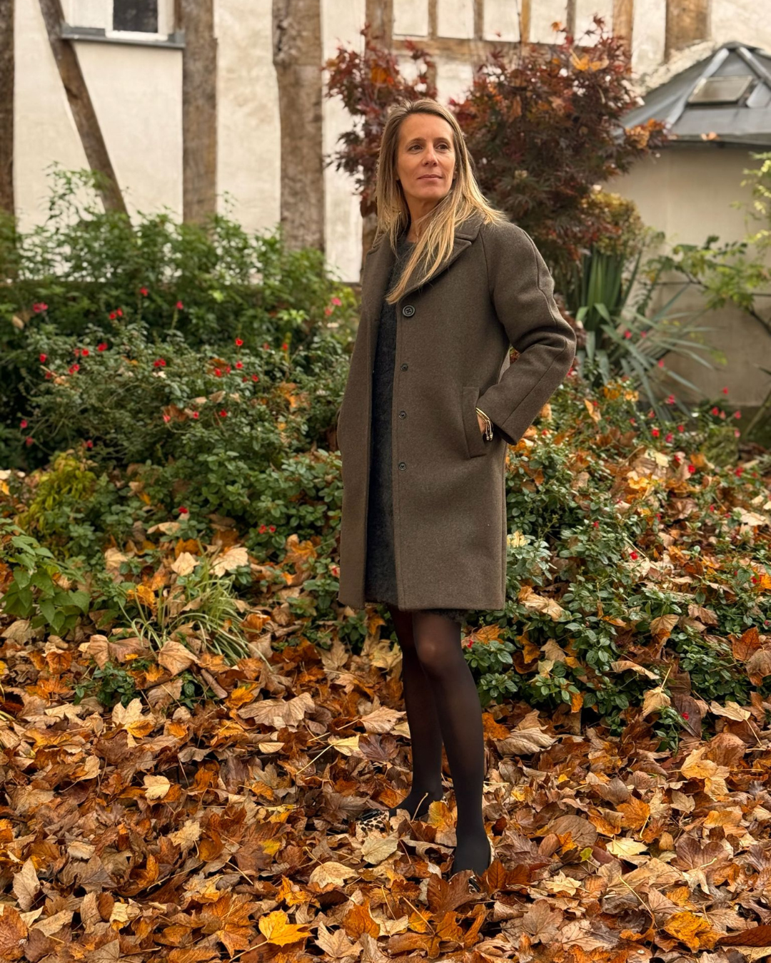 TARA JARMON - MANTEAU EN LAINE T.34
