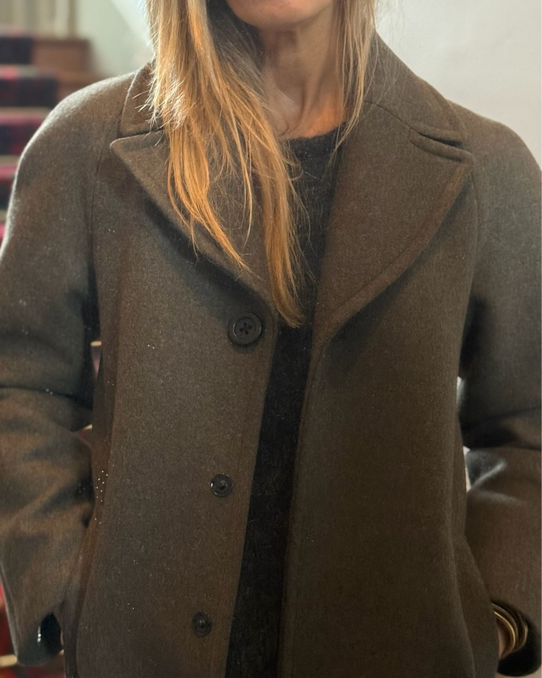 TARA JARMON - MANTEAU EN LAINE T.34