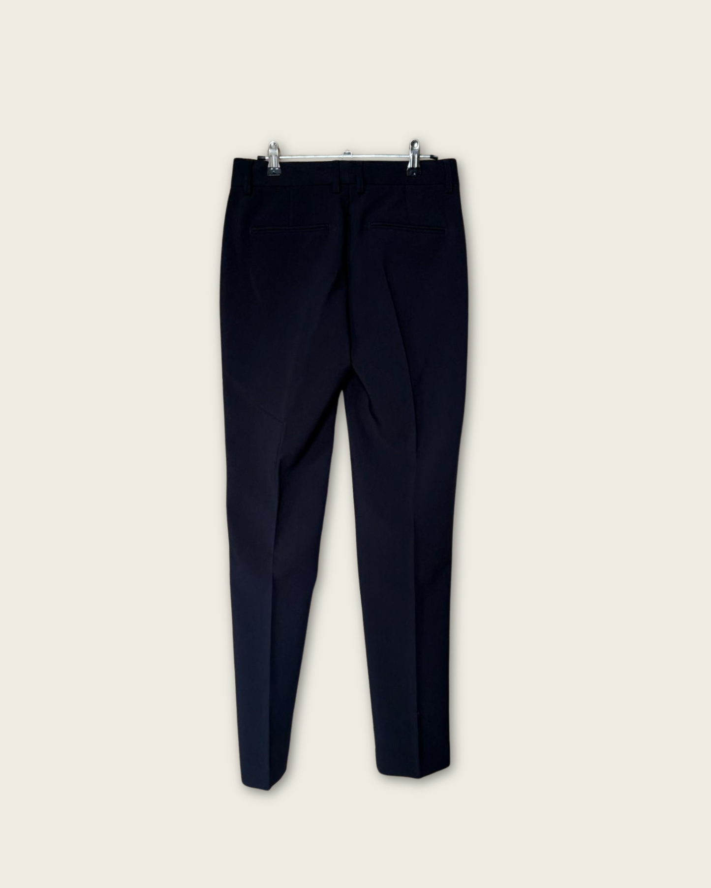 MKT - PANTALON TAILLEUR BLEU MARINE T.36