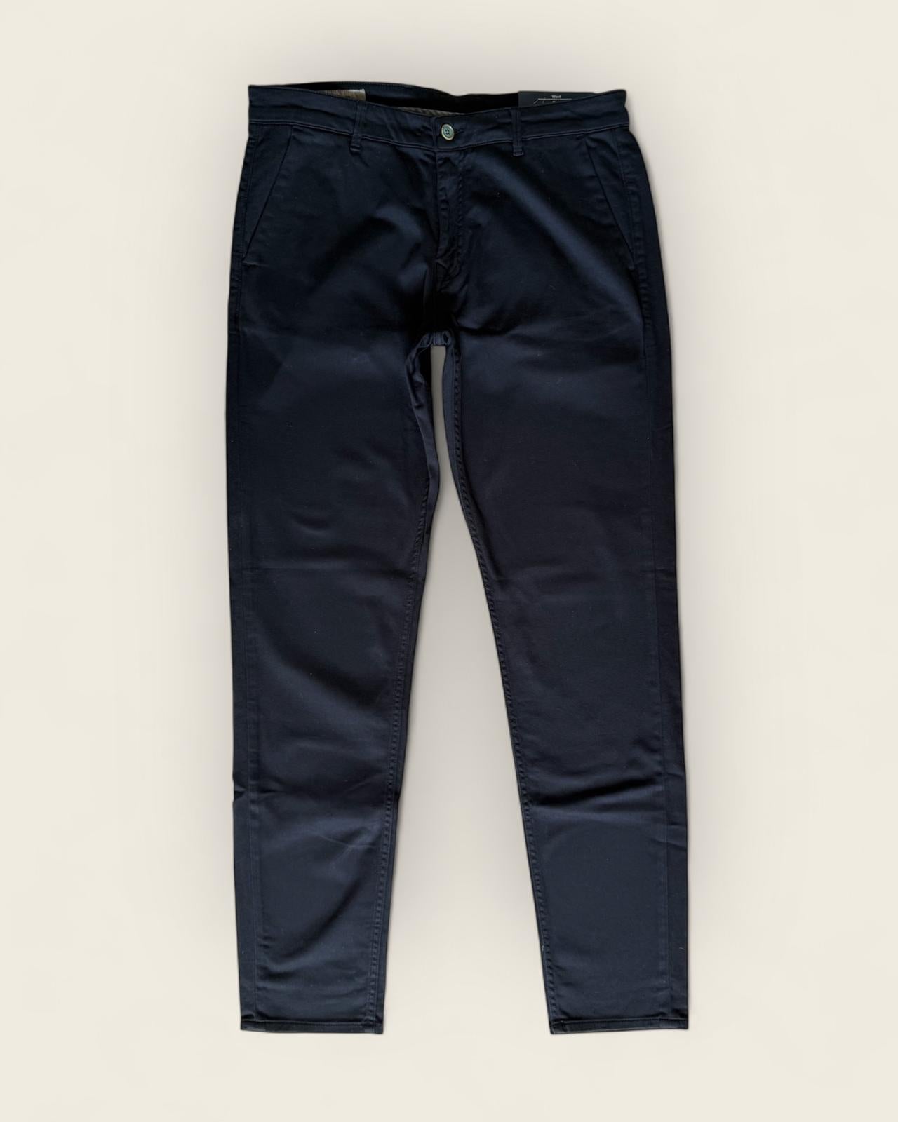 SERGE BLANCO - PANTALON CHINO NOIR T.36
