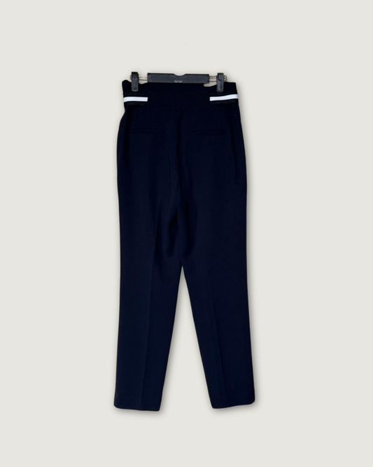 CLAUDIE PIERLOT - PANTALON PINCES BLEU T.S