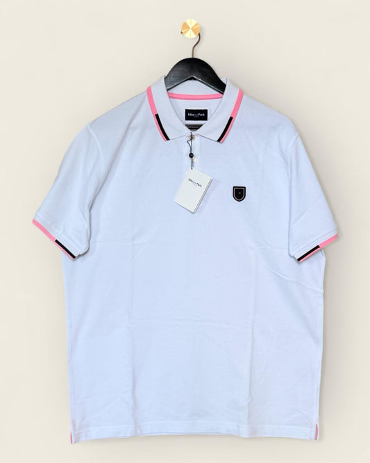 EDEN PARK - POLO HOMME BLANC T.XL