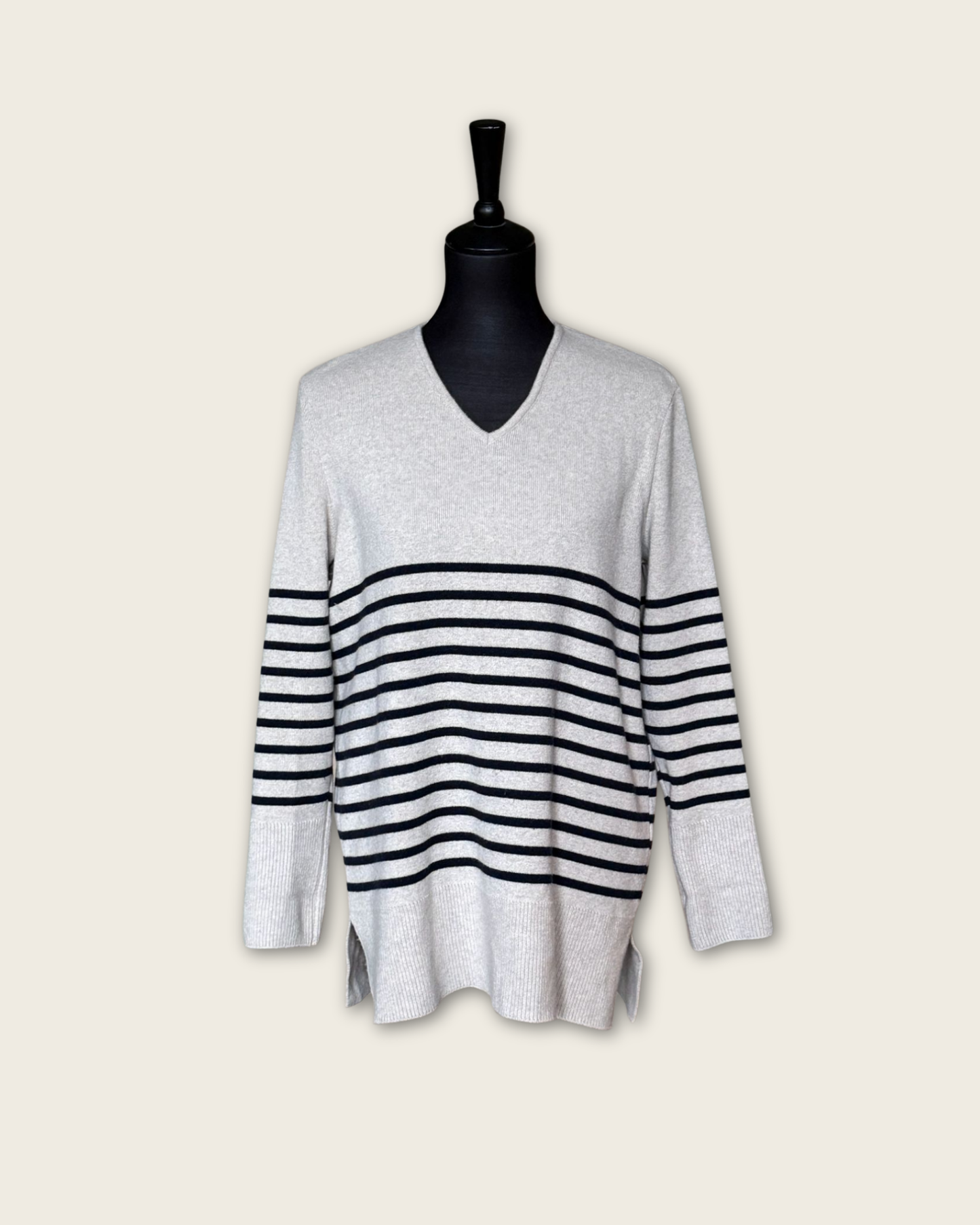 SAINT JAMES - PULL LAINE ET CACHEMIRE T.40