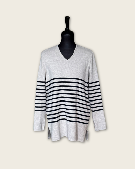 SAINT JAMES - PULL LAINE ET CACHEMIRE T.40