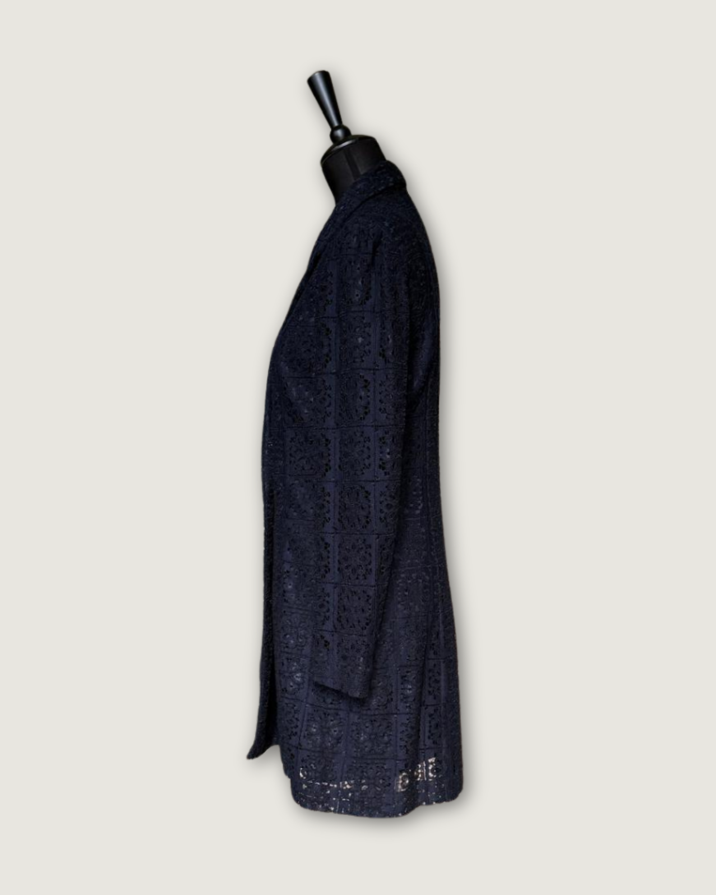 CLAUDIE PIERLOT - ROBE DENTELLES NOIRES T.38