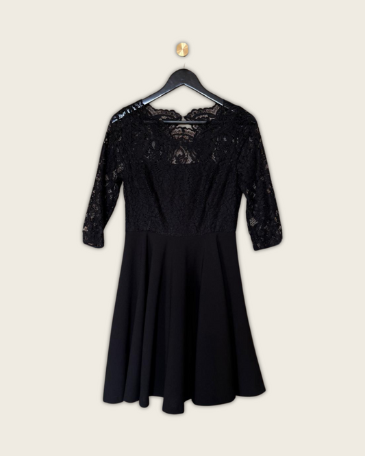 CLAUDIE PIERLOT - ROBE DENTELLE T.40