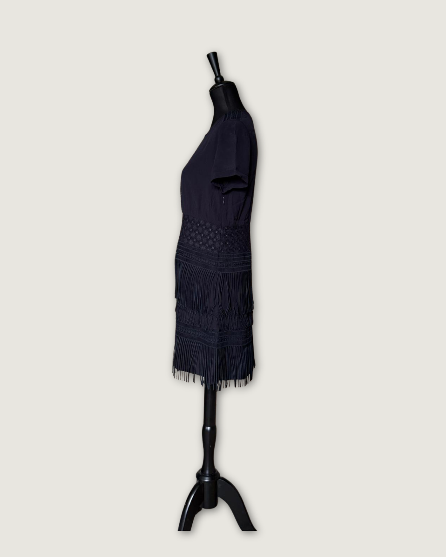MAJE - ROBE REIA NOIR T.3